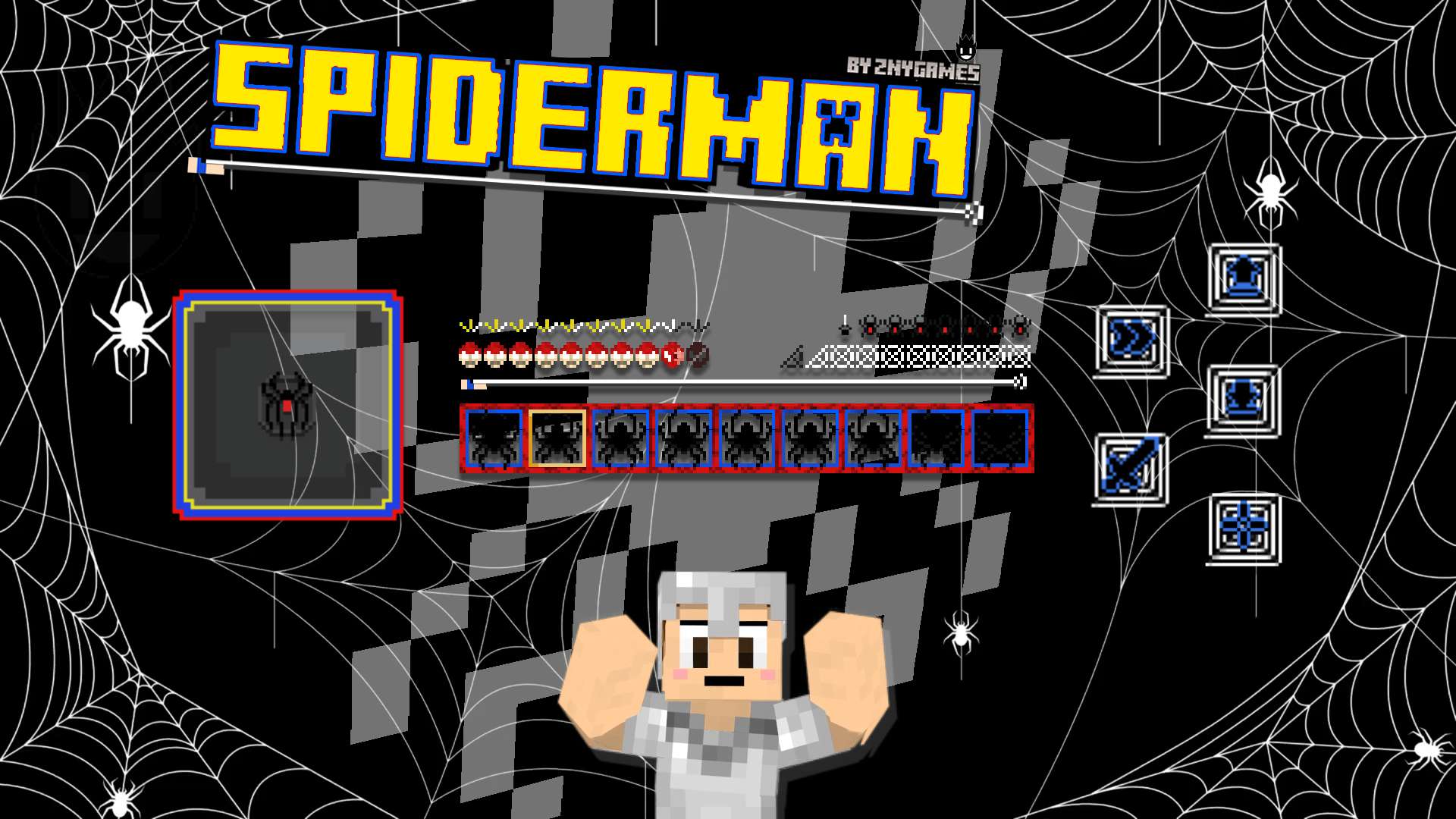 ANIMATED! SPIDERMAN 16x by znygames & zny games on PvPRP
